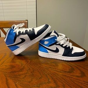 Navy Blue Custom Air Jordan 1